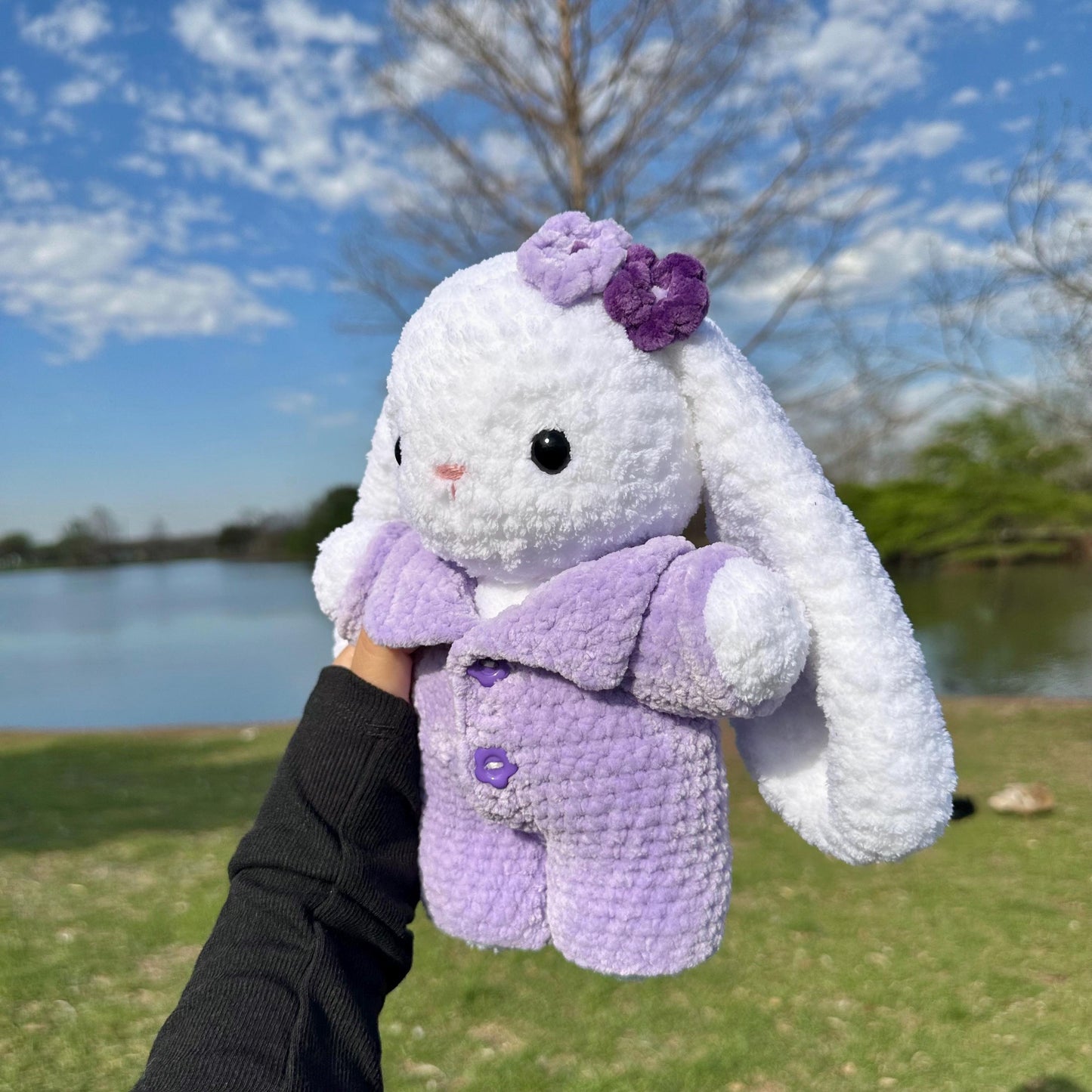 Collared Jumpsuit Bunny Crochet Pattern