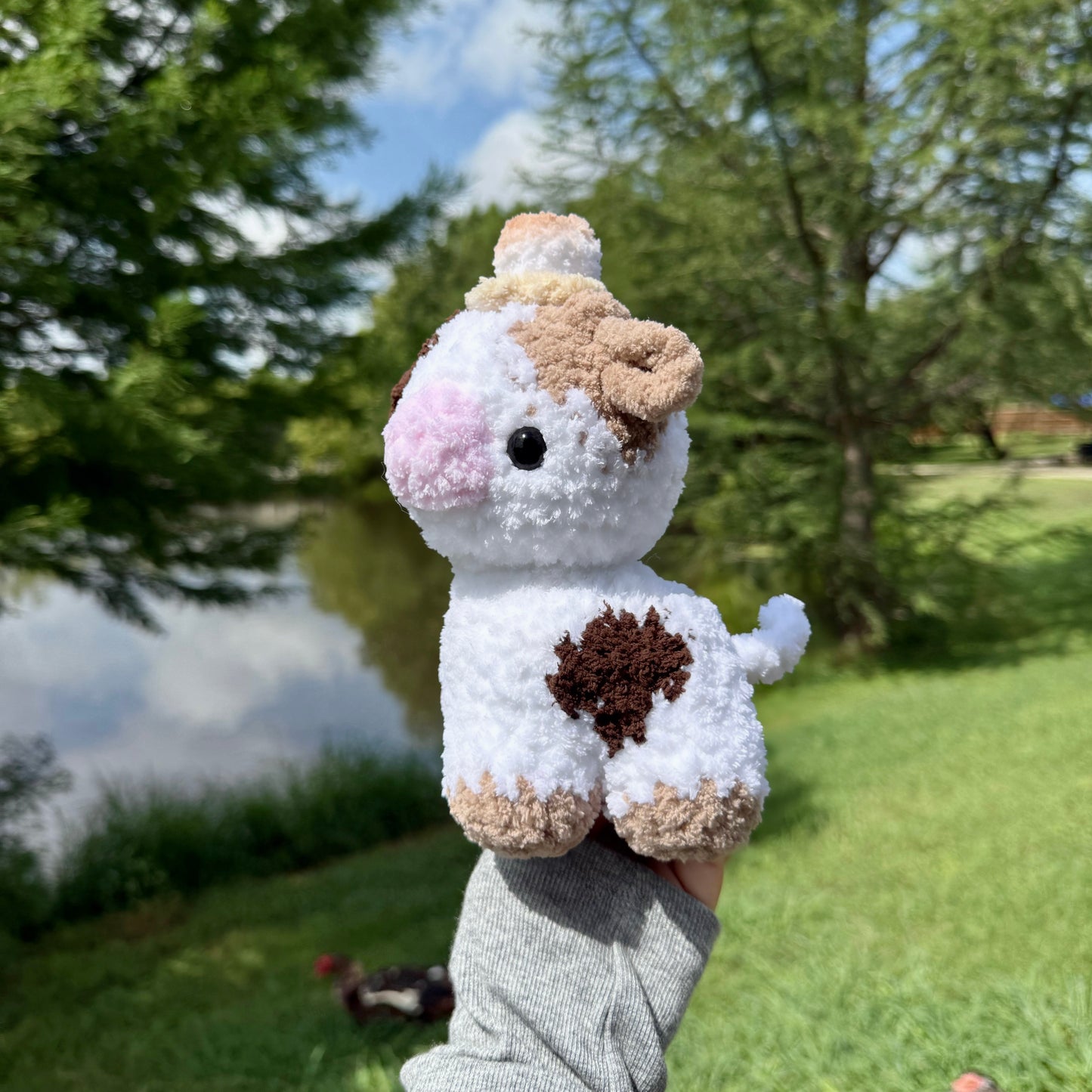 S'mores Baby Cow Crochet Pattern