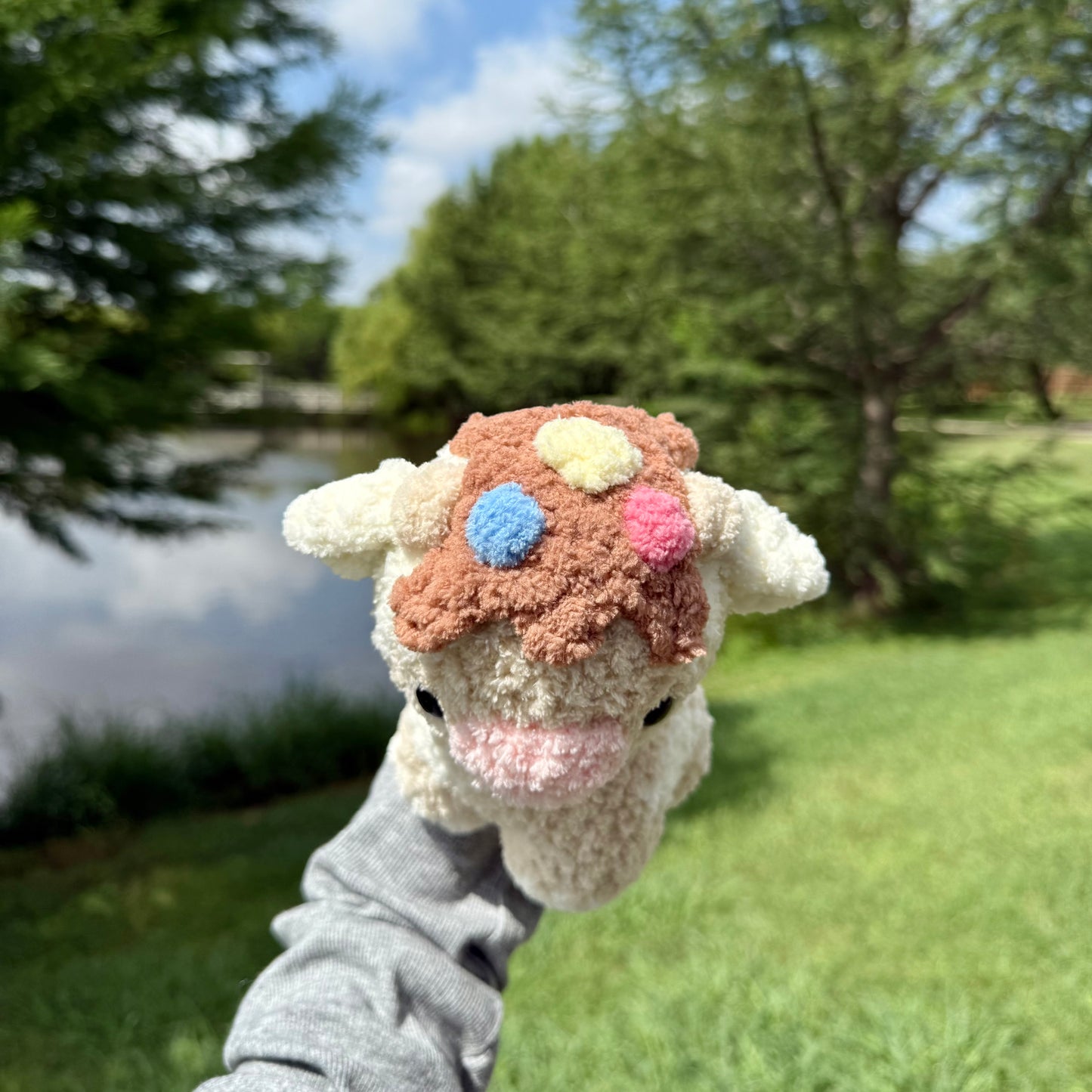 Pancake Baby Cow Crochet Pattern