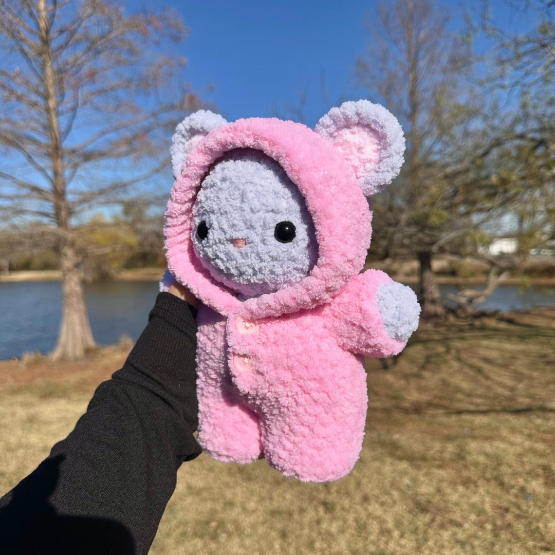 4 in 1 Pajama Animals Crochet Pattern | 4 Animals + Pajama