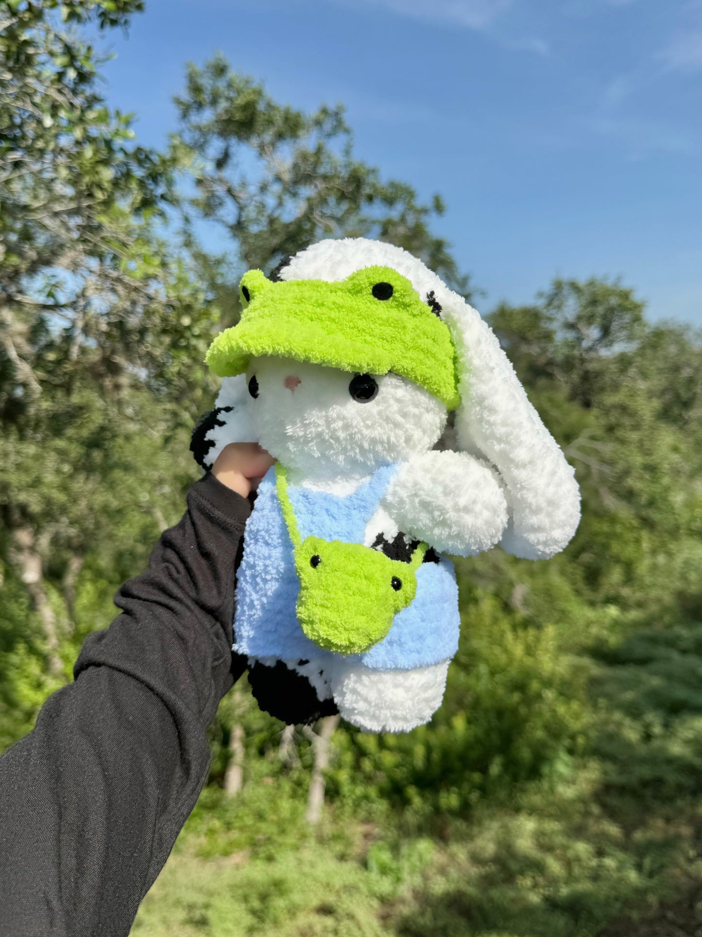 Visor Hat Bunny Crochet Pattern