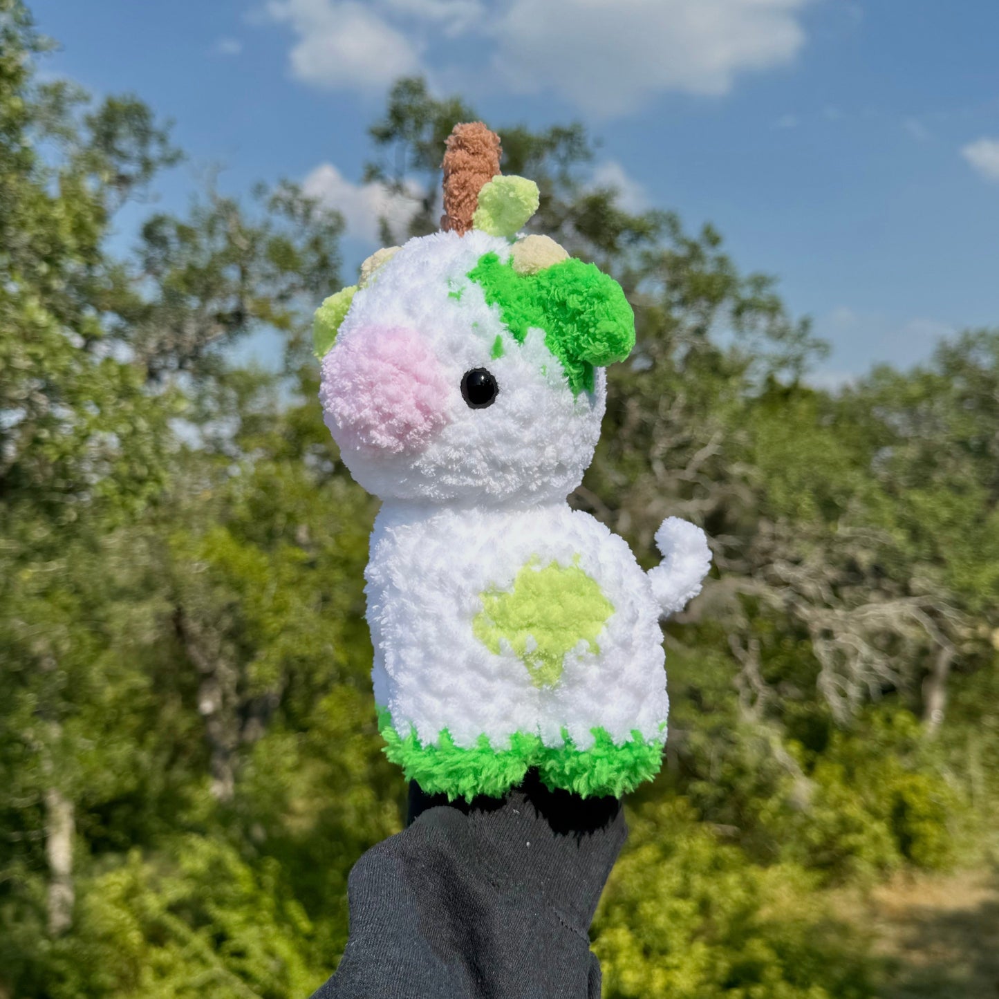 Apple Baby Cow Crochet Pattern