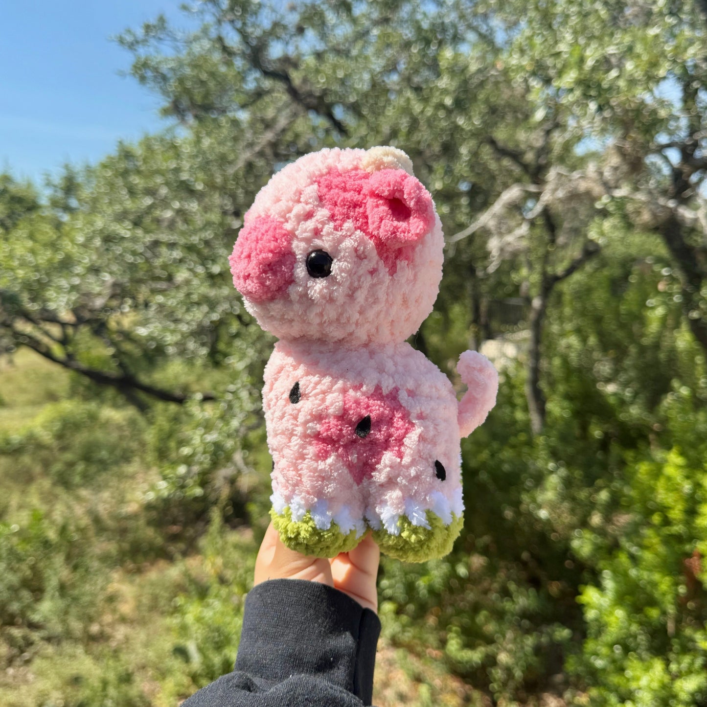 Watermelon Baby Cow Crochet Pattern