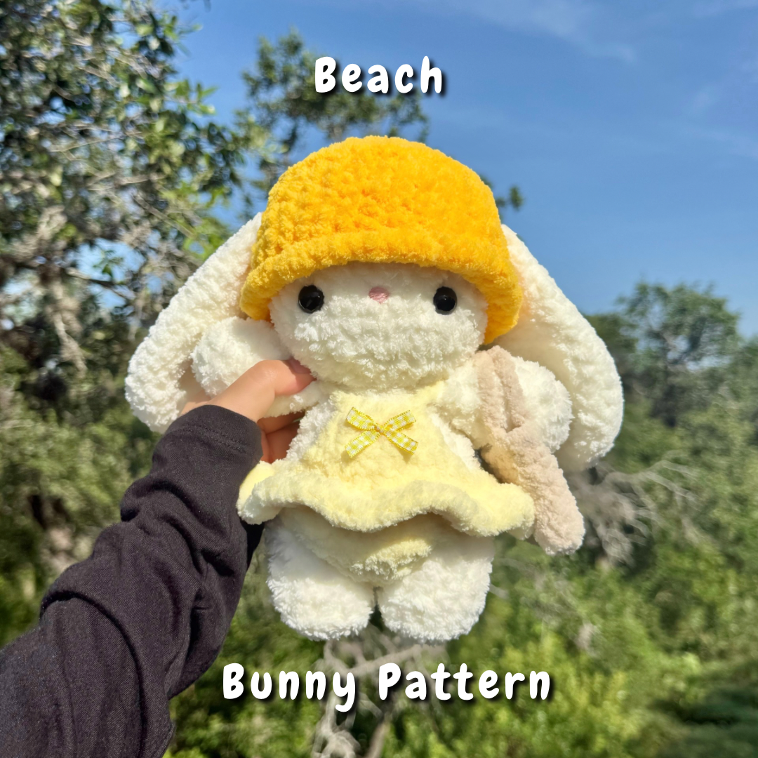 Beach Bunny Crochet Pattern