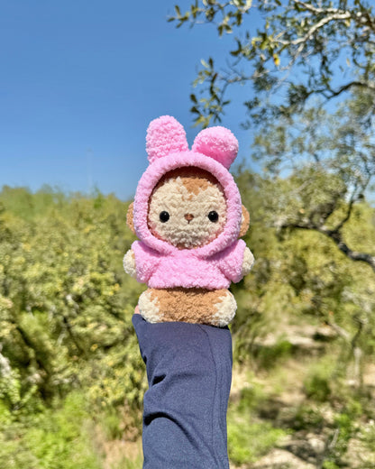 4 in 1 Hoodie Baby Monkey Crochet Pattern
