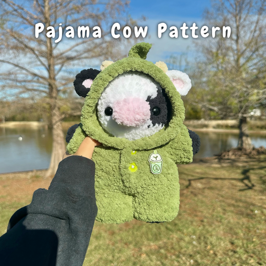 Pajama Cow Crochet Pattern | Cow + Pajama