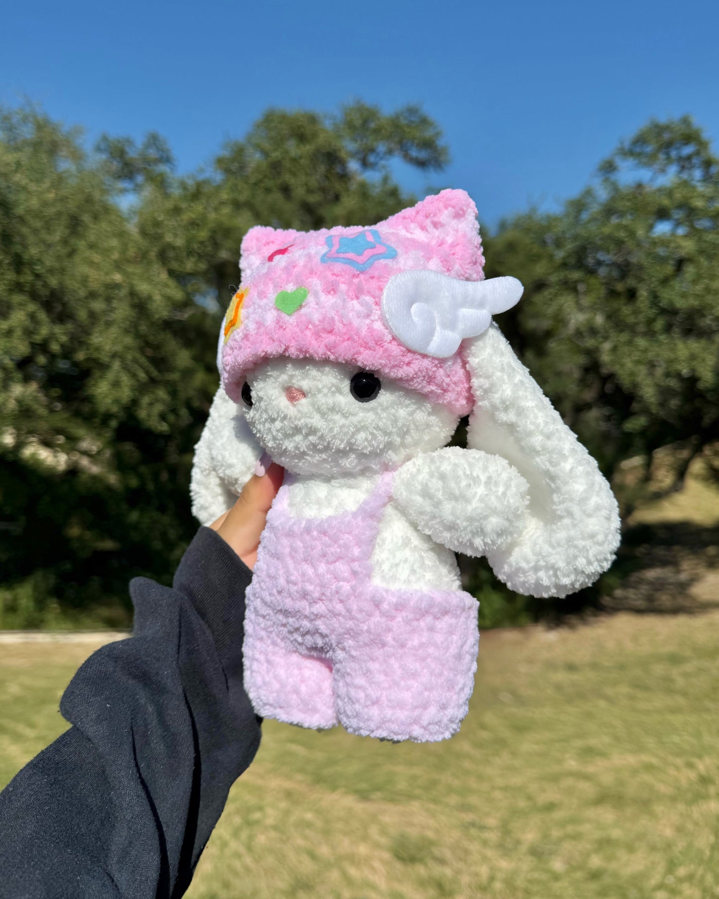 Crochet Cat Beanie Bunny Plushie