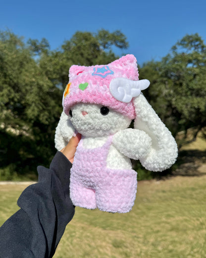Crochet Cat Beanie Bunny Plushie