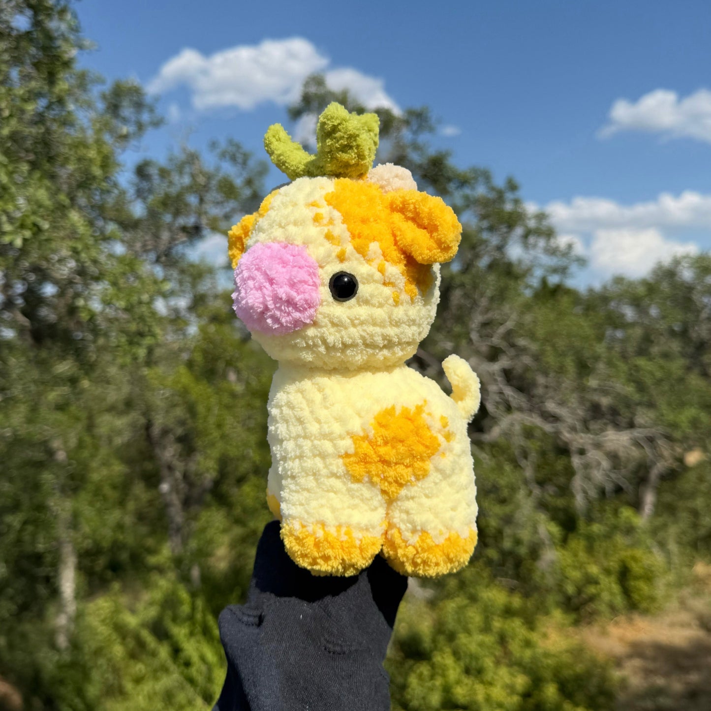 Pineapple Baby Cow Crochet Pattern