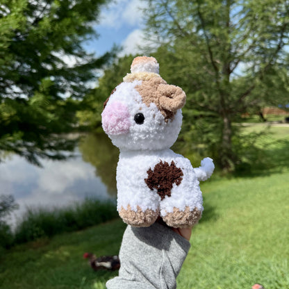 S'mores Baby Cow Crochet Pattern