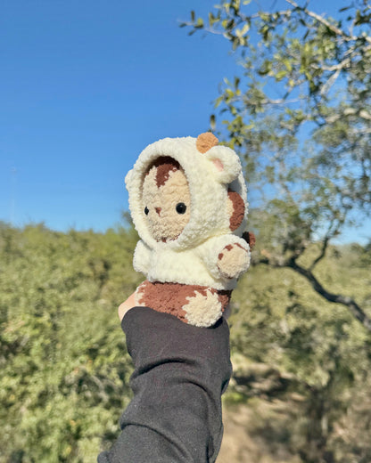4 in 1 Hoodie Baby Monkey Crochet Pattern