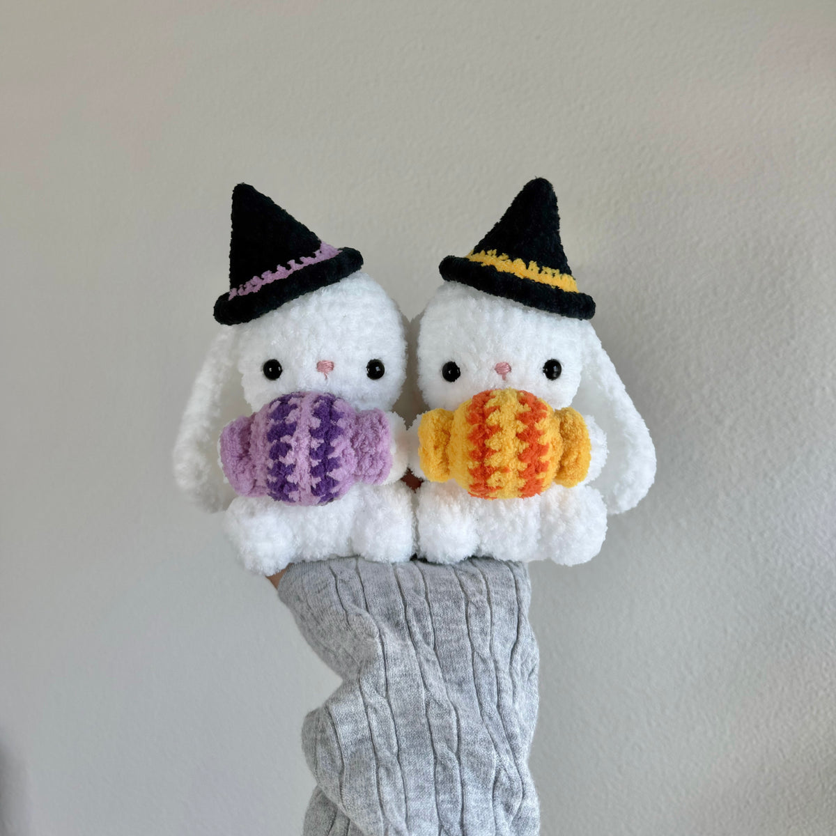 Trick-or-Treat Baby Bunny Plushie