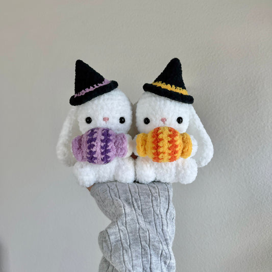 Trick-or-Treat Baby Bunny Plushie