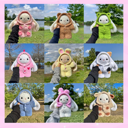 9 in 1 Pajama Bunny Crochet Pattern | Bunny + Pajama
