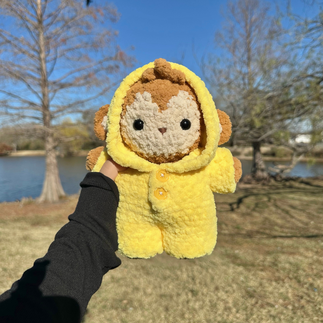4 in 1 Pajama Animals Crochet Pattern | 4 Animals + Pajama