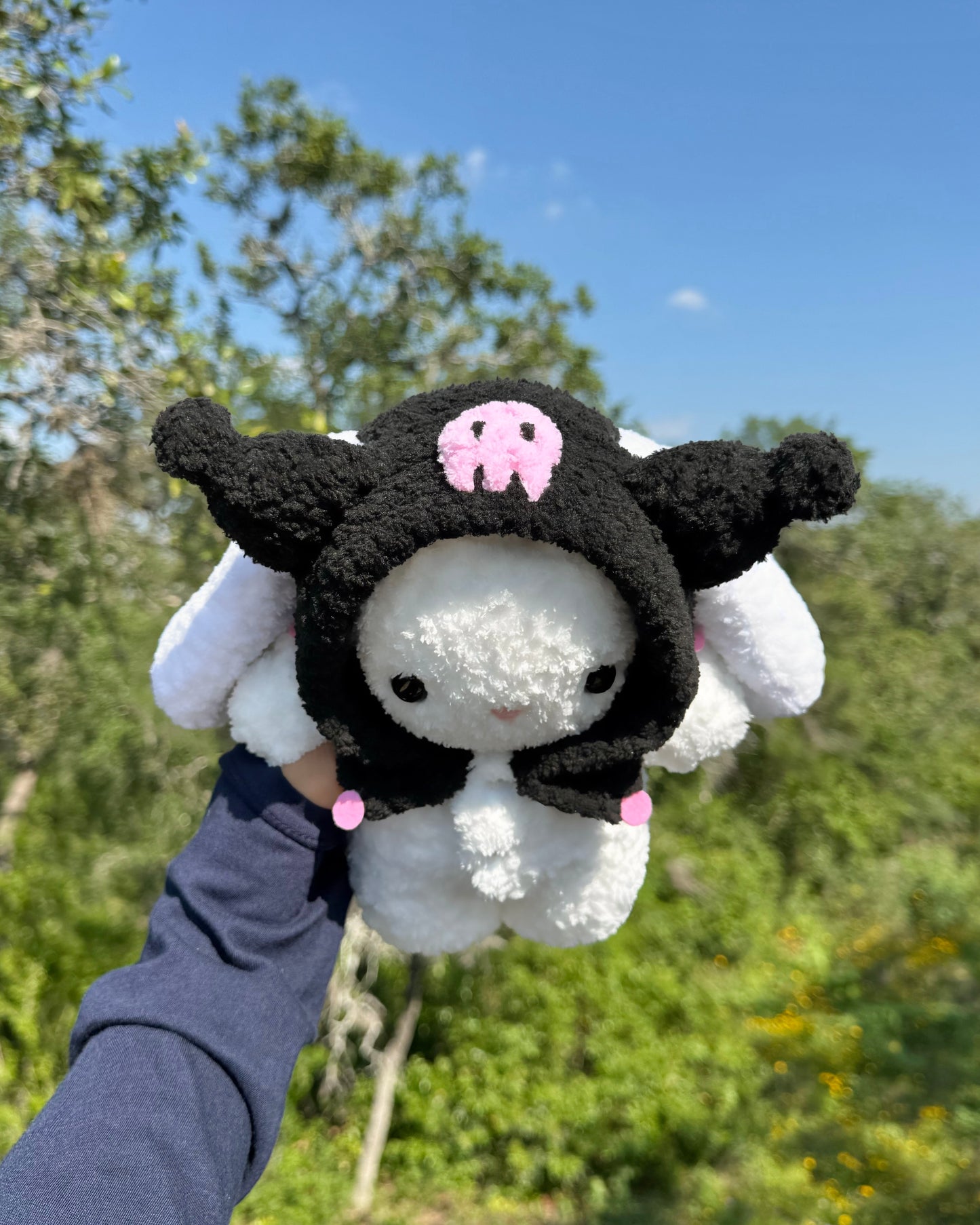 Jester Hat Pajama Bunny Plushie + Free Sticker & Character Card