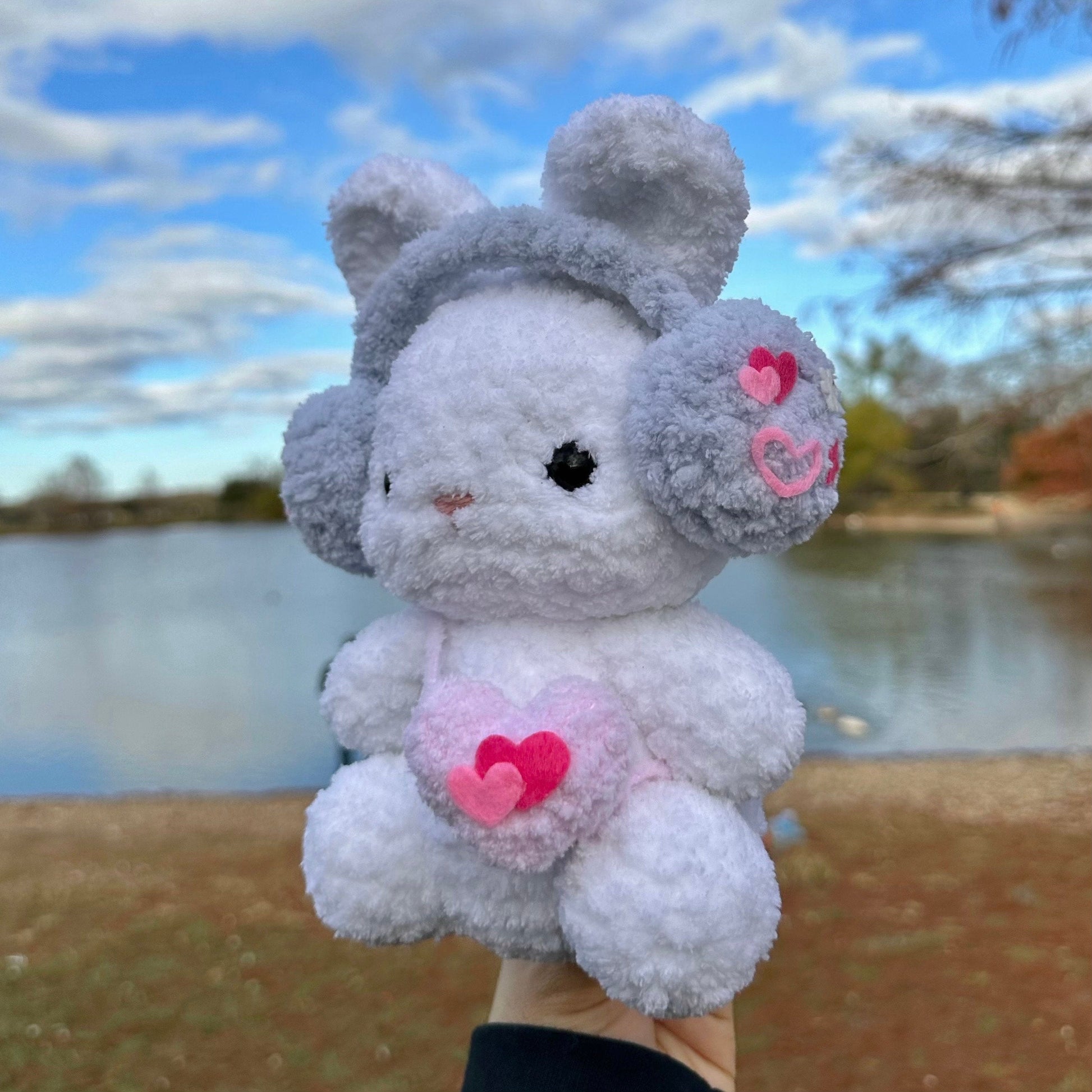 Headphone Bunny Crochet Pattern