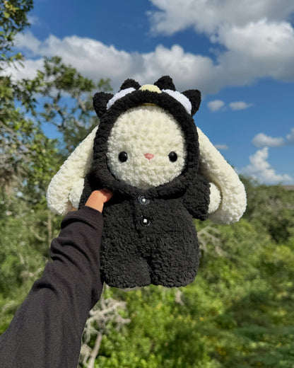 Penguin Pajama Bunny Plushie + Free Sticker & Character Card