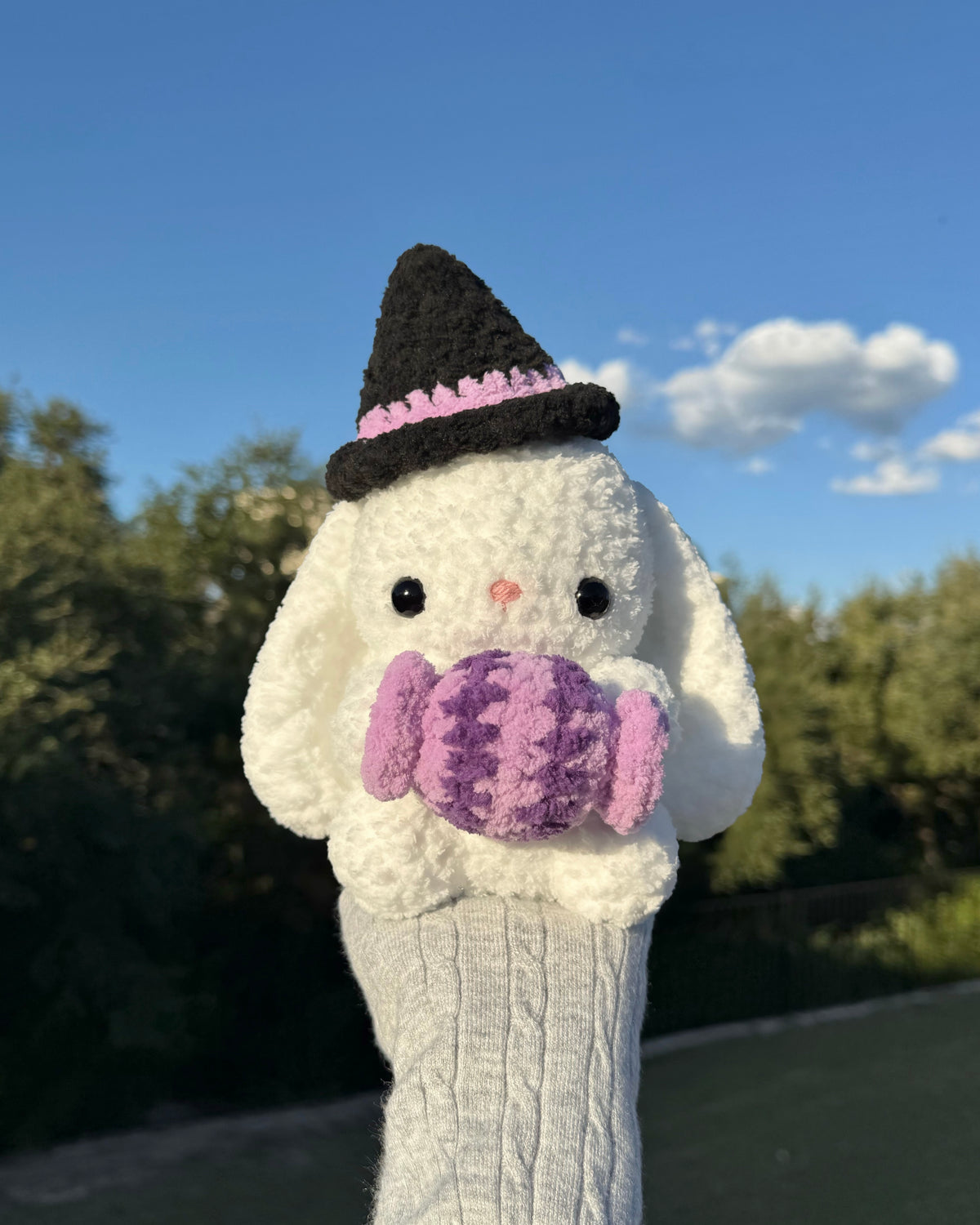 Trick-or-Treat Bunny Plushie