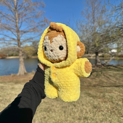 Pajama Monkey Crochet Pattern | Monkey + Pajama