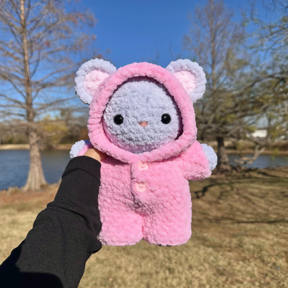 4 in 1 Pajama Animals Crochet Pattern | 4 Animals + Pajama