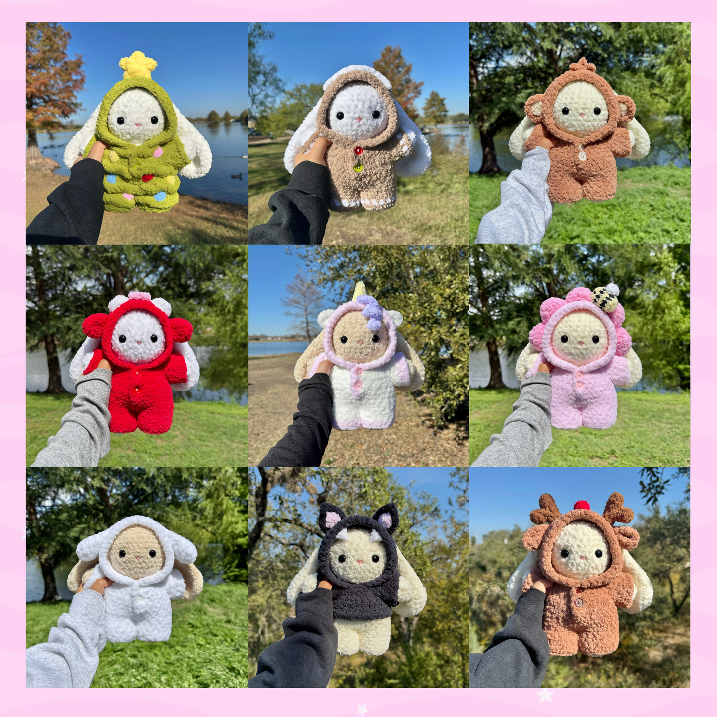 18 in 1 Pajama Bunny Crochet Pattern | Bunny + Pajama