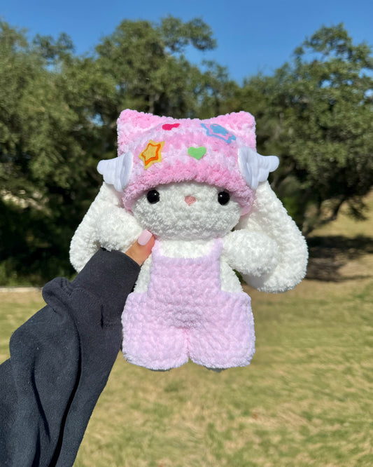 Crochet Cat Beanie Bunny Plushie