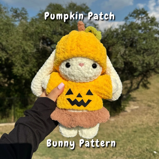 Pumpkin Patch Bunny Crochet Pattern