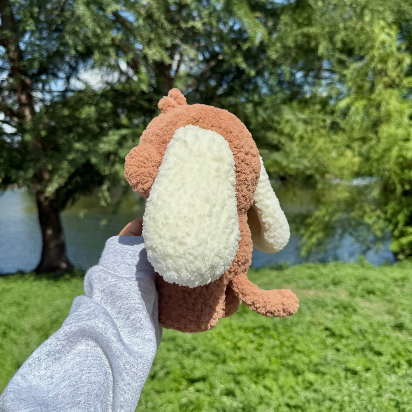 Crochet Monkey Pajama Bunny Plushie