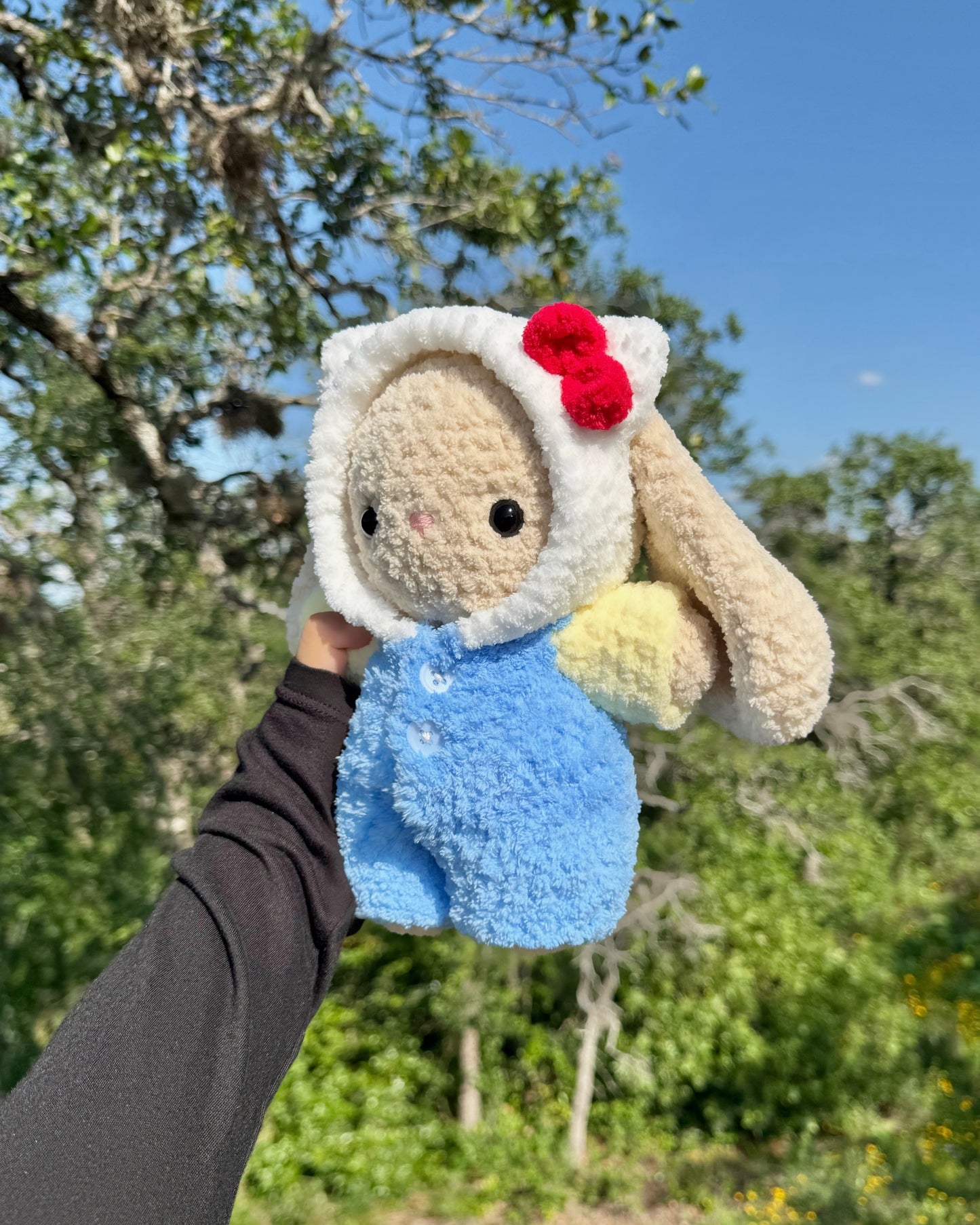 Kitty Pajama Bunny Plushie + Free Sticker & Character Card