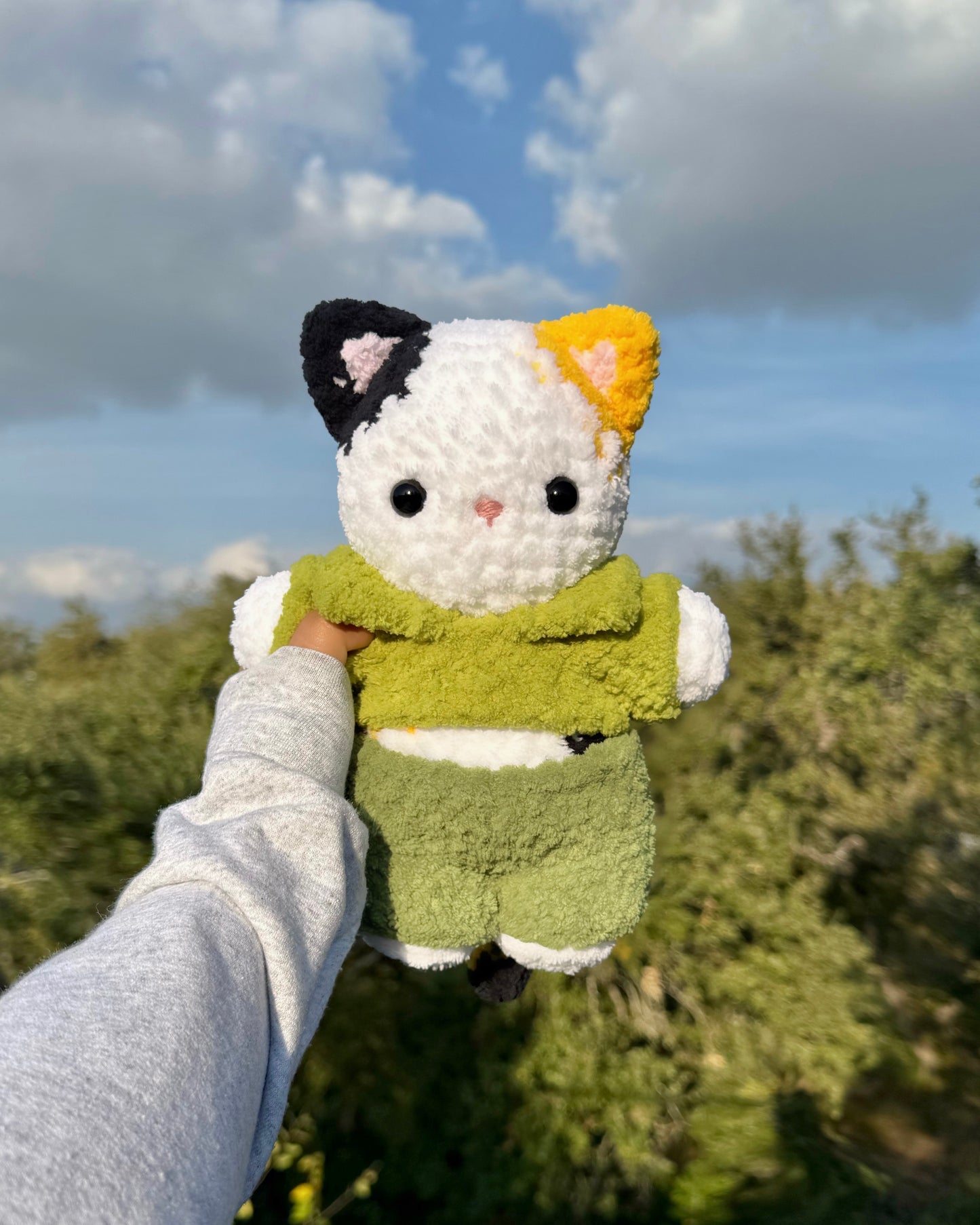 Crochet Calico Kitty Plushie