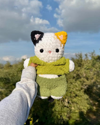 Crochet Calico Kitty Plushie