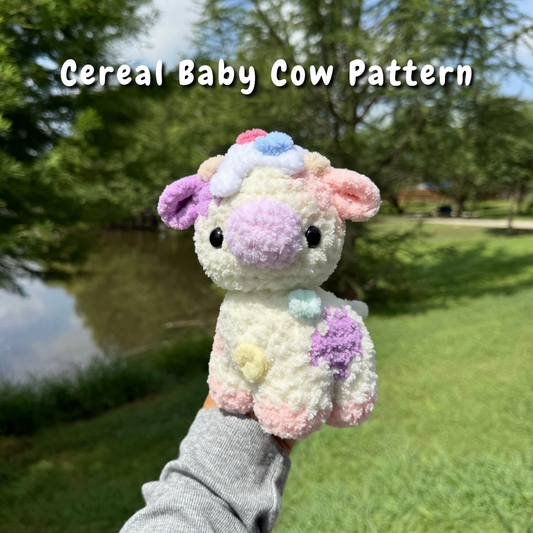 Cereal Baby Cow Crochet Pattern