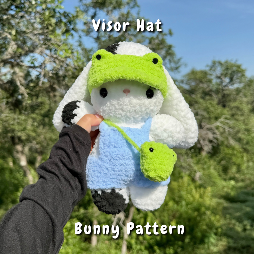 Visor Hat Bunny Crochet Pattern