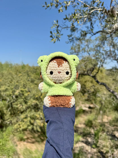 4 in 1 Hoodie Baby Monkey Crochet Pattern