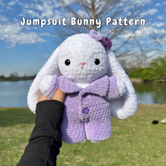 Collared Jumpsuit Bunny Crochet Pattern