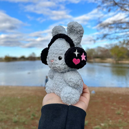 Headphone Bunny Crochet Pattern