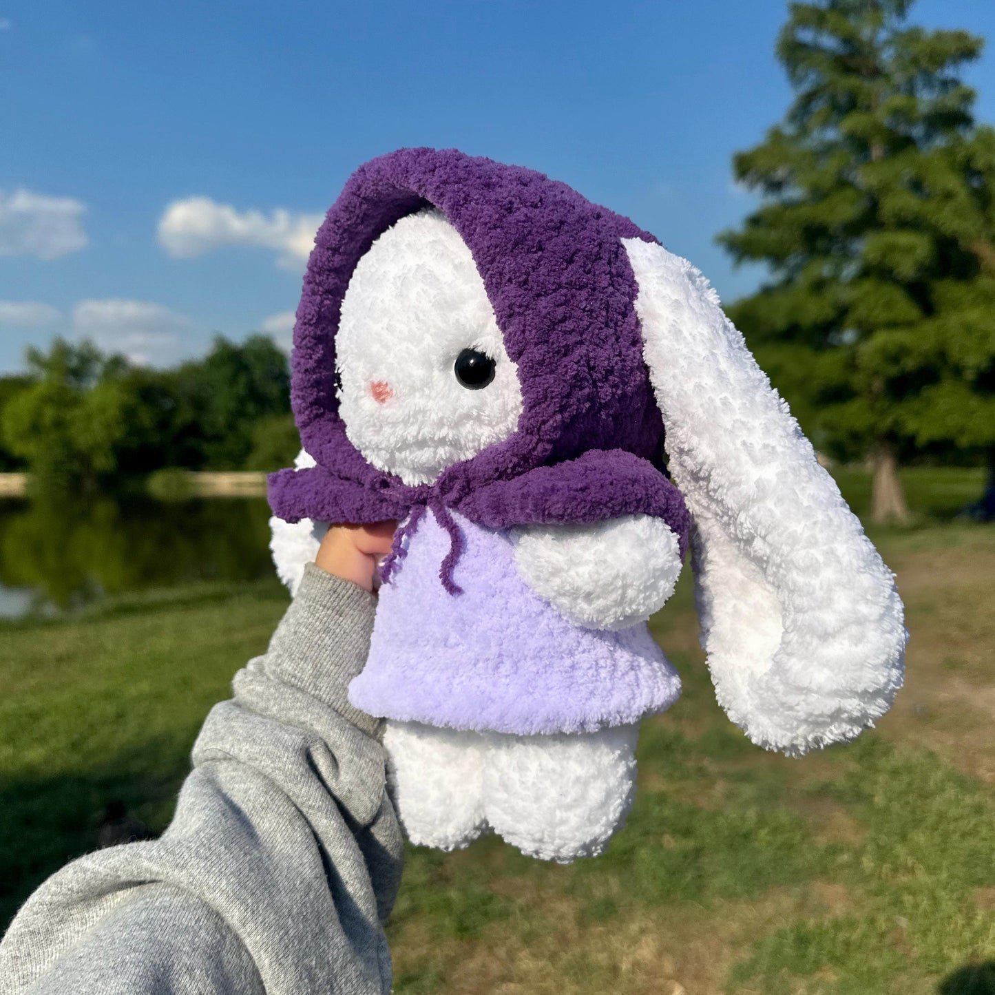 Hooded Dress Bunny Crochet Pattern