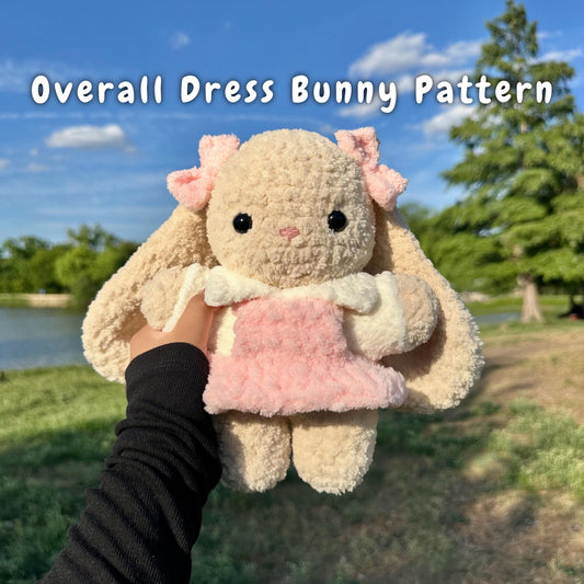 Layered Shirt & Overall Dress Bunny Crochet Pattern
