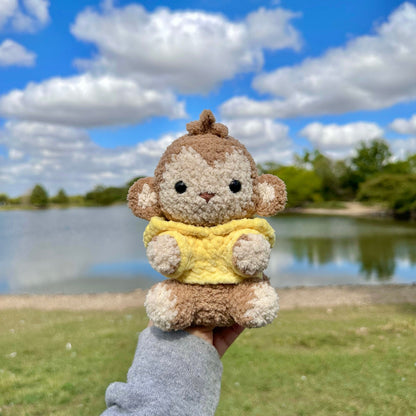 Hoodie Baby Monkey Crochet Pattern