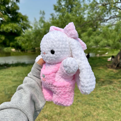 Layered Shirt and Overalls Bunny Crochet Pattern